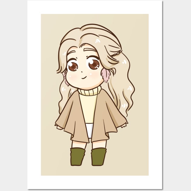 SNSD Kim Taeyeon I chibi Wall Art by Oricca